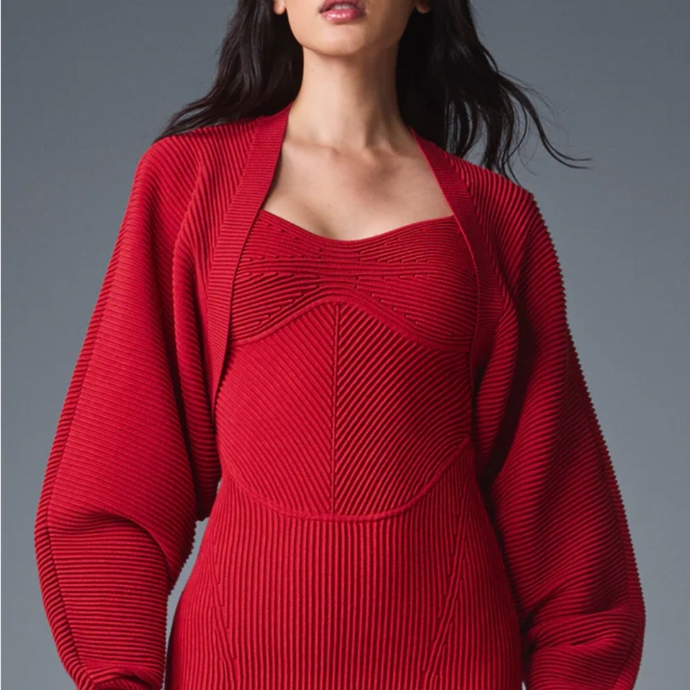 ALO Denim Knit Shawl - Worn Once